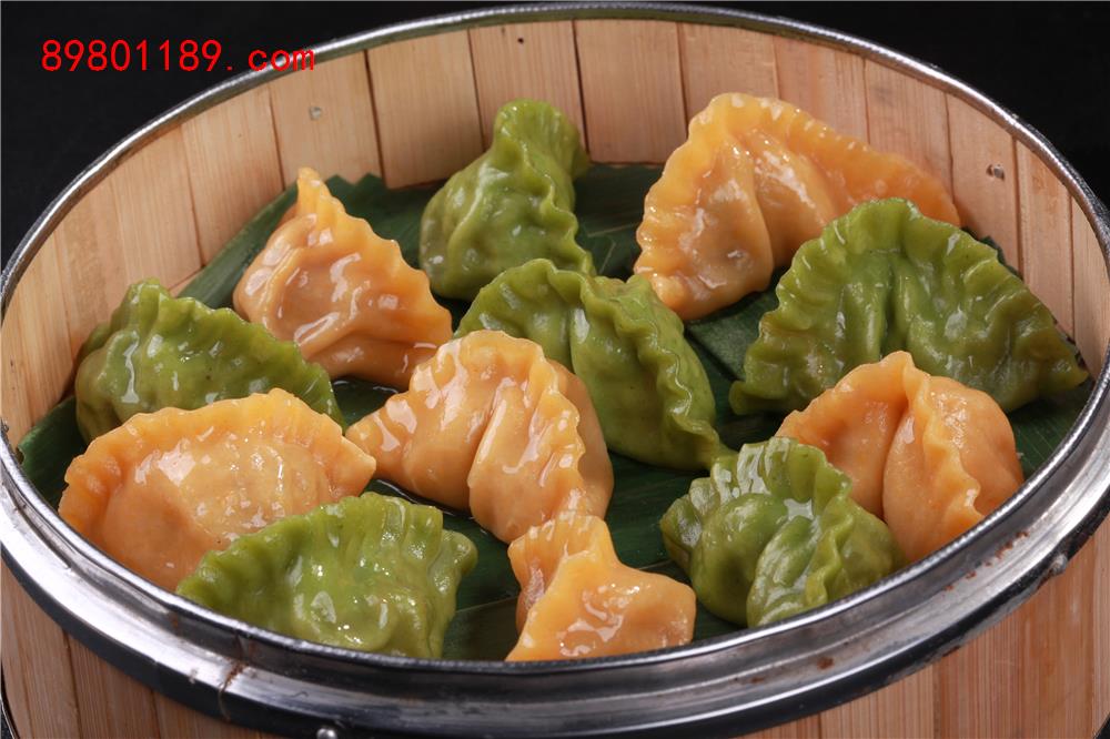双色蒸饺